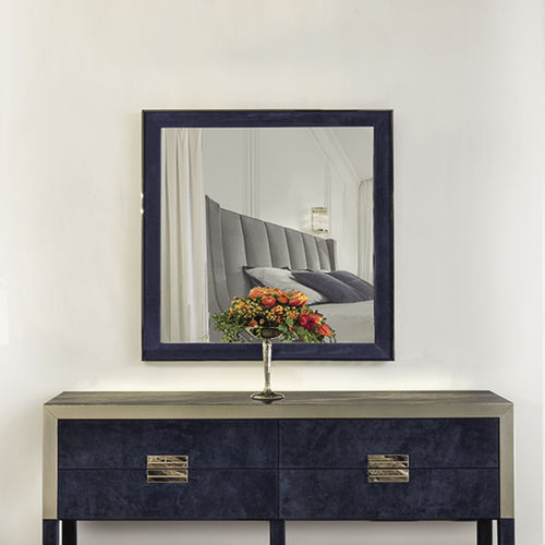 Wandmontierter Spiegel - NANAMI  - LONGHI S.p.a. - Stand / modern / rechteckig