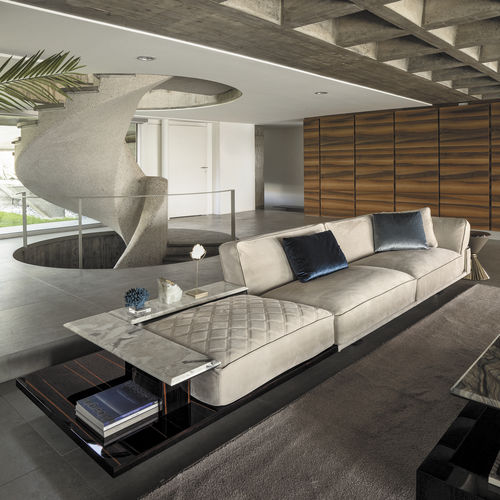 Modulsofa - RITUAL  - LONGHI S.p.a. - Eck / modern / Stoff