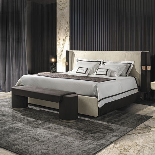 Doppelbett - MI  - LONGHI S.p.a. - modern / Polster / Kopfteil