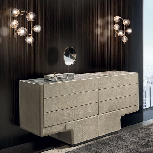 Moderne Wandleuchte - RIALTO - LONGHI S.p.a. - für den Innenraum / Metall / geblasenes Glas