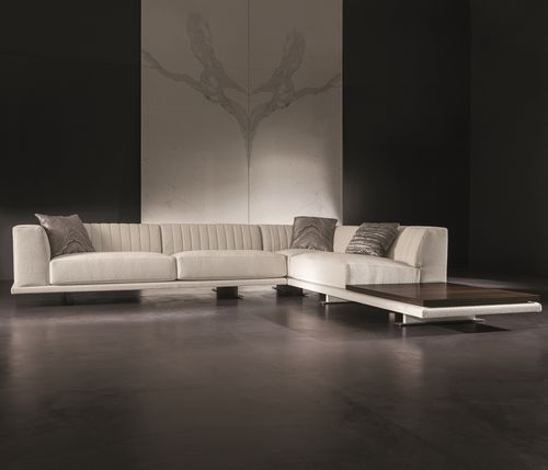 Modulsofa - YOUNG - LONGHI S.p.a. - modern / Stoff / Leder