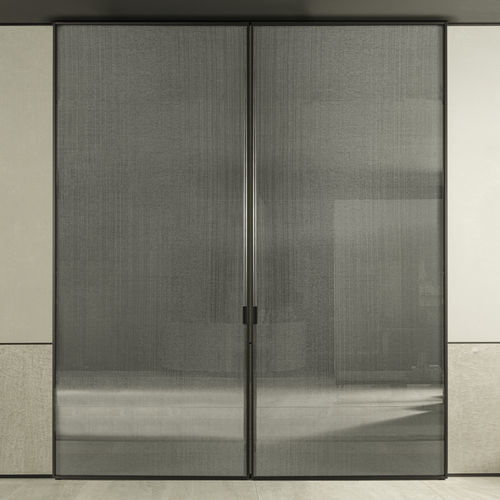 Schiebetür - SPARK  - LONGHI S.p.a. - für Innenbereich / Glas / Aluminium