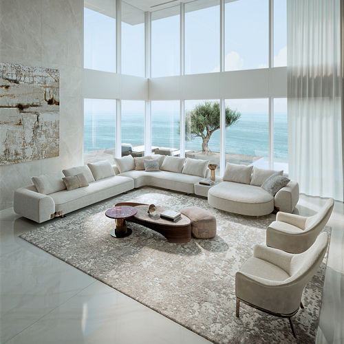 Modulsofa - ARNOLD - LONGHI S.p.a. - Eck / modern / Stoff