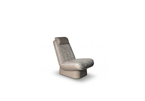 Moderner Sessel - Siri - LONGHI S.p.a. - Leder / Stahl / Polyurethanschaum