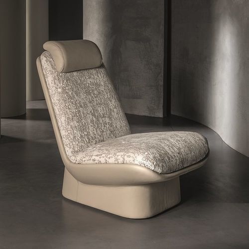 Moderner Sessel - SIRI - LONGHI S.p.a. - Textil / Leder / Polyurethanschaum