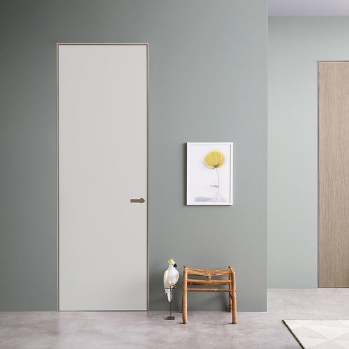 Tür für Innenbereich - RASOLINE 55S - Lualdi - Holz / Aluminium / einflügelig