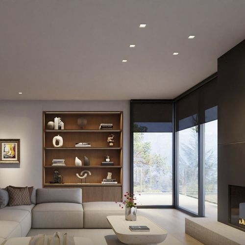 Einbaufähiges Downlight - D2R-TW-AD - LUTRON ELECTRONICS - LED / rund / quadratisch
