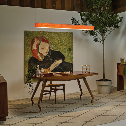 Hängelampe - I-CLUB SLIM - Lzf-Lamps - Holz / modern / schnurlos