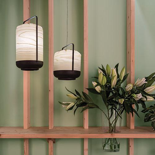 Hängelampe - CHOU - Lzf-Lamps - Holz / modern / schnurlos