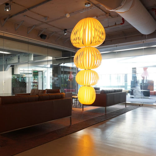 Hängelampe - TOTEM - Lzf-Lamps - Holz / originelles Design / mit Kabel