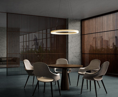 Hängelampe - OH! LINE - Lzf-Lamps - Holzfurnier / modern / mit Kabel