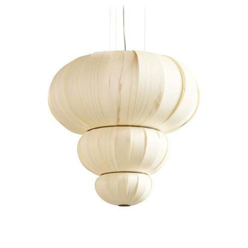 Klassische Deckenleuchte - ARBO S - Lzf-Lamps - kreisförmig / Holz / LED