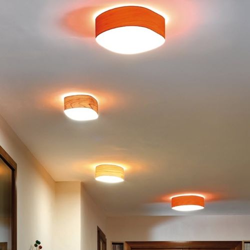 Moderne Deckenleuchte - GUIJARROS - Lzf-Lamps - Acryl / Holz / LED