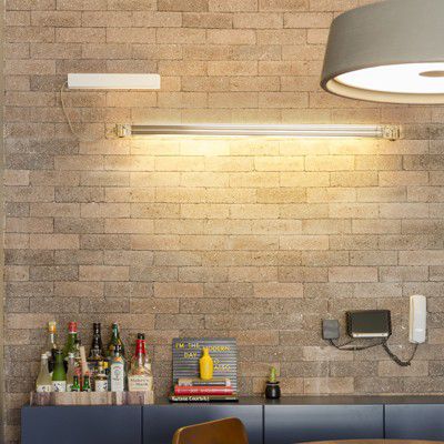 Moderne Wandleuchte - NEÓN DE LUZ - Marset Iluminacion - für den Innenraum / Aluminium / Eisen