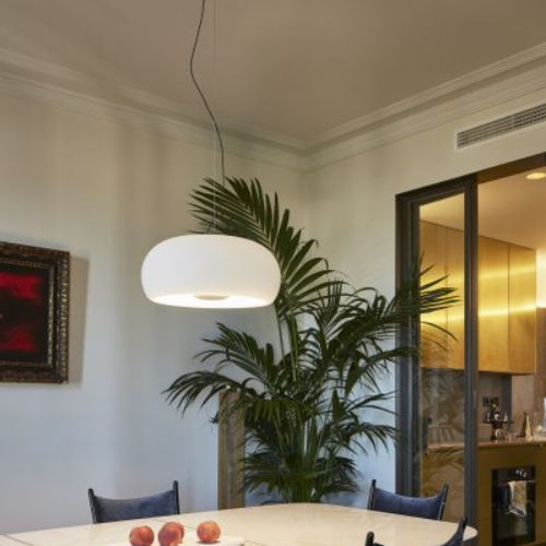 Hängelampe - VETRA - Marset Iluminacion - geblasenes Glas / modern / mit Kabel