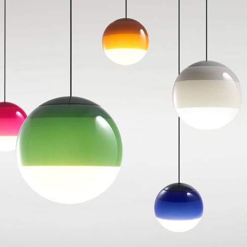 Hängelampe - DIPPING LIGHT - Marset Iluminacion - geblasenes Glas / Polycarbonat / modern