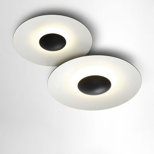 Moderne Deckenleuchte - GINGER - Marset Iluminacion - rund / Metall / Eiche