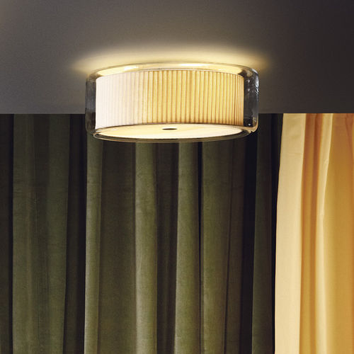 Moderne Deckenleuchte - MERCER - Marset Iluminacion - rund / Glas / geblasenes Glas
