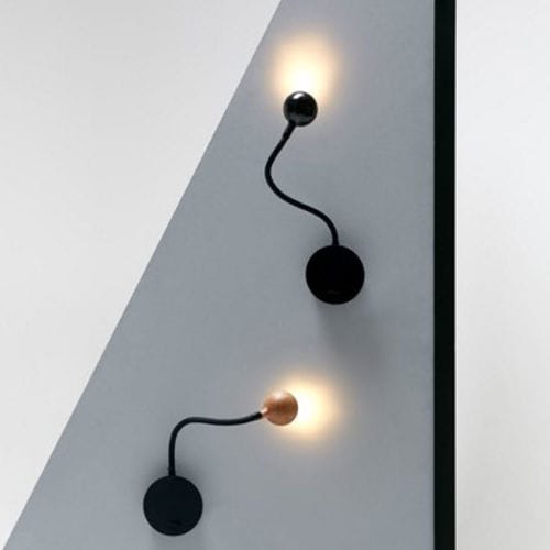 Moderne Wandleuchte - Nº 8 - Marset Iluminacion - für den Innenraum / Metall / rund