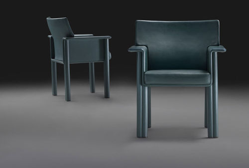 Moderner Sessel - CORNELIA - Meritalia - Leder / Bridge