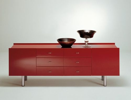 Modernes Sideboard - TOBIO - Meritalia - Holz / lackiertes Holz