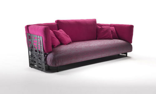 Modernes Sofa - MINOSSE - Meritalia - Stoff / mehrfarbig / von Marc Sadler