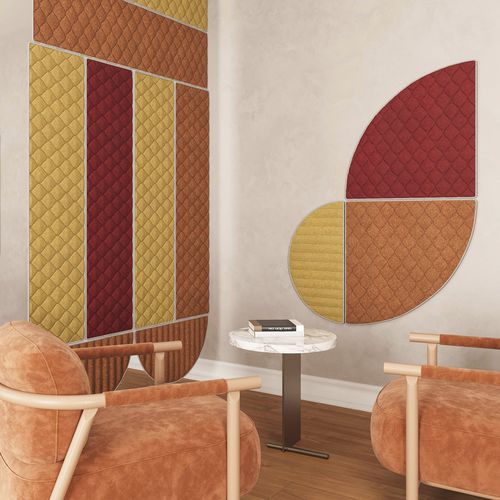 PET-Akustikbaffel - QuiltForms 27"  - MIO - Recyclingkunststoff / hängend / Wand