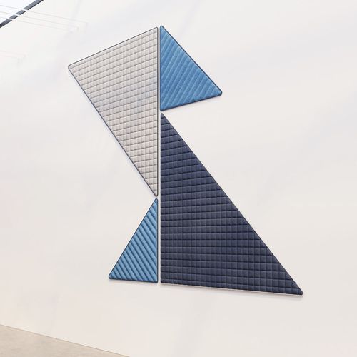 PET-Akustikbaffel - QuiltForms 27" - MIO - Recyclingkunststoff / Wand / dreieckig
