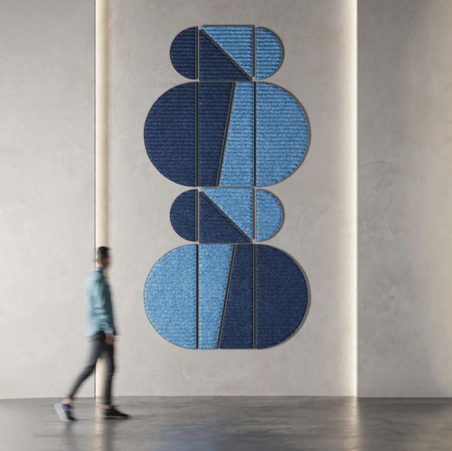 PET-Akustikbaffel - QuiltForms 54"  - MIO - Recyclingkunststoff / hängend / deckenmontiert