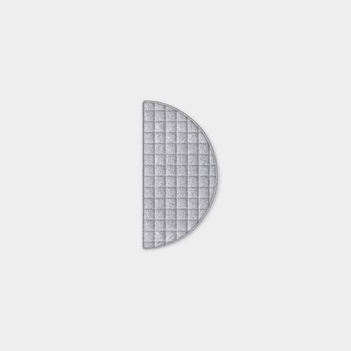 PET-Raumteiler - QuiltForms 27" Half Circle - MIO - Recyclingkunststoff / für Gewerbegebrauch / für den Innenraum