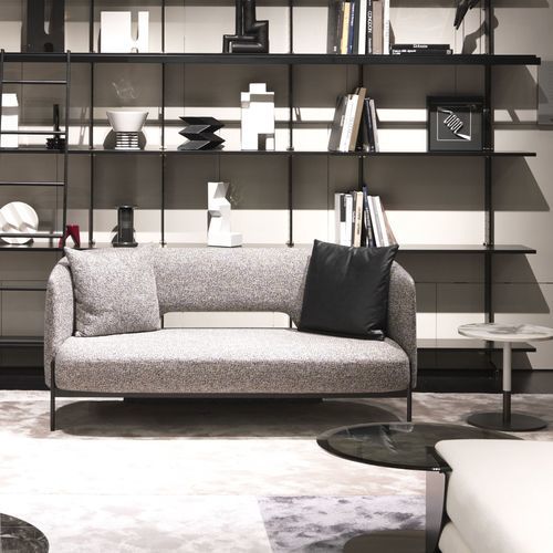 Halbrundes Sofa - VIRGIN - MisuraEmme SpA - kompakt / modern / Stoff