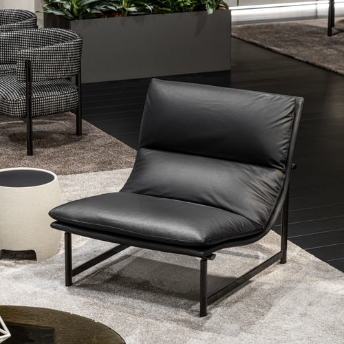 Moderner Sessel - BALTIMORA - MisuraEmme SpA - Stoff / Leder / Metall