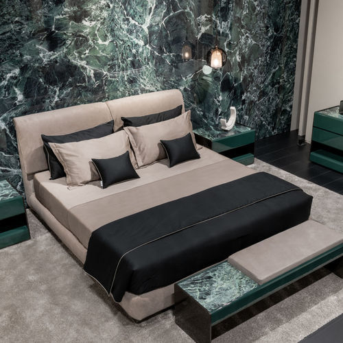 Doppelbett - BALTIMORA - MisuraEmme SpA - modern / Polster / aus lackiertem Metall