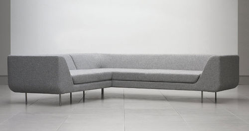 Ecksofa - BERNARD - Modus - modern / Stoff / grau