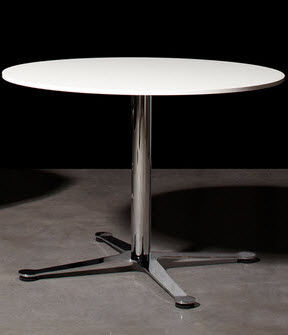 Moderner Tisch - GECKO - Modus - HPL / rund / 100% recycelbar