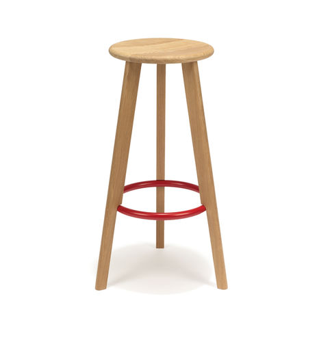 Moderner Barhocker - NOUGHTS AND CROSSES - Modus - Holz