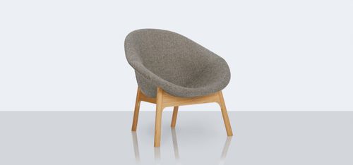 Moderner Stuhl - LILY - Modus - für den Innenraum / Holz / Stoff