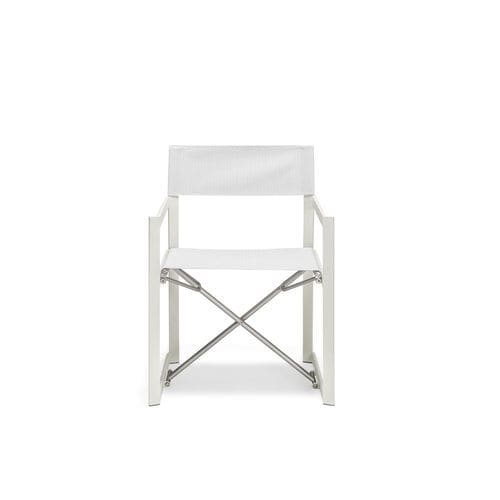 Moderner Stuhl - CLUB - Molteni&C - für Terrasse / für Garten / aus lackiertem Stahl