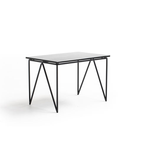 Moderner Couchtisch - AeroZeppelin - MOROSO - Glas / Gestell aus Aluminium / rechteckig