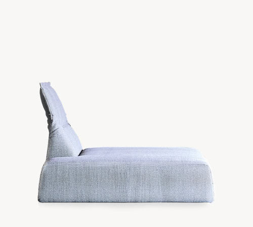 Moderne Liege - HIGHLANDS - MOROSO - Stoff / Stahl / für Gewerbegebrauch