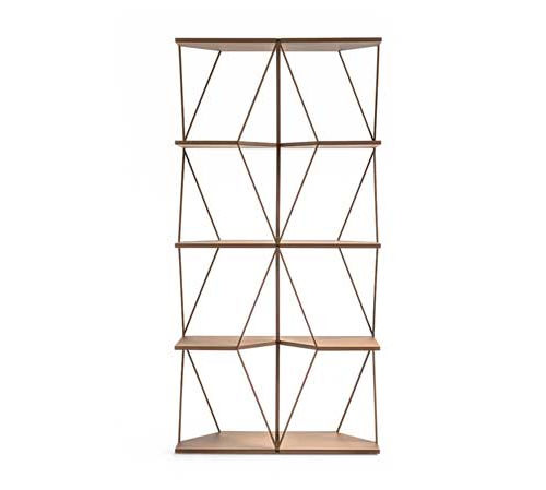 Niedriges Regal - SECRET CUBIC - MOROSO - modern / pulverbeschichteter Stahl / PVC