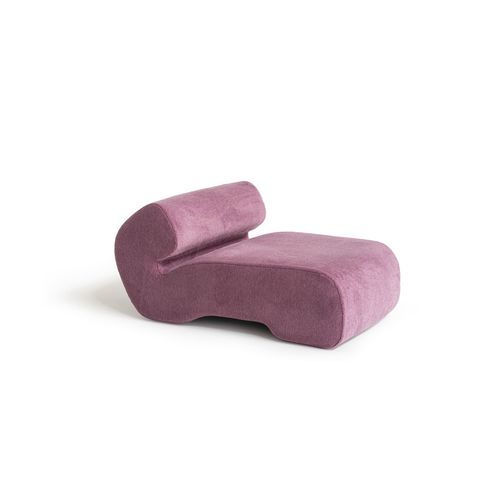 Moderne Liege - GRUUVE - MOROSO - Stoff / Holz / für den Innenbereich