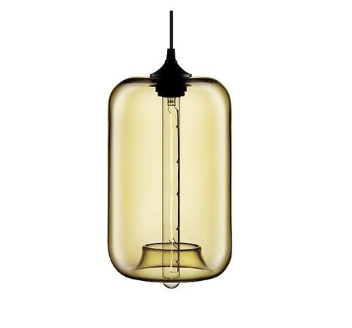 Hängelampe - POD PENDANT - Niche Modern - Glas / geblasenes Glas / originelles Design