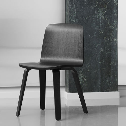 Moderner Stuhl - JUST - Normann Copenhagen - für den Innenraum / Stoff / Eiche