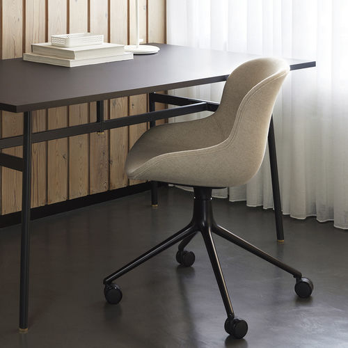 Moderner Stuhl - HYG  - Normann Copenhagen - für den Innenraum / Stoff / Leder