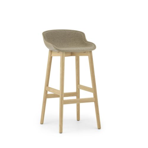 Moderner Barhocker - HYG  - Normann Copenhagen - Leder / Stoff / Polypropylen
