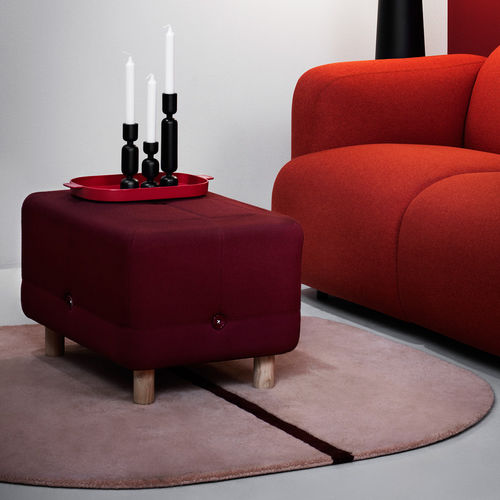Moderner Teppich - OONA - Normann Copenhagen - Streifenmuster / Neuseelandwolle / rechteckig