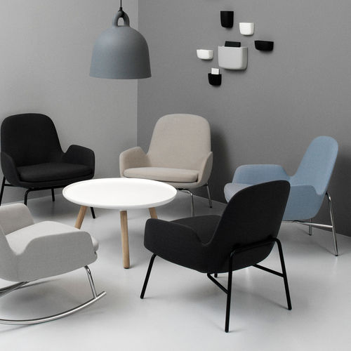 Moderner Sessel - ERA - Normann Copenhagen - Leder / Stoff / Eiche