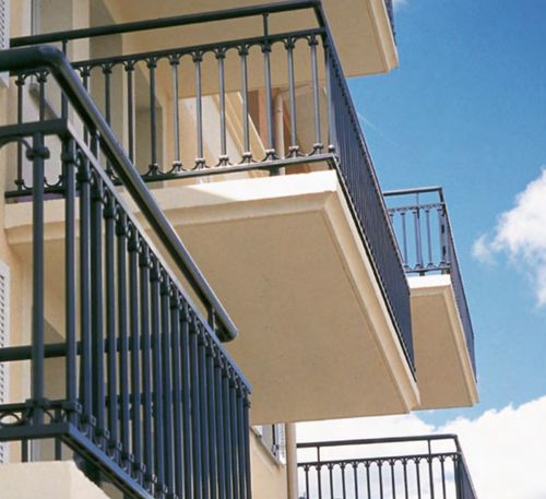 Aluminium-Geländer - RETRAL - Horizal - mit Stangen / für den Innenraum / für Außenbereich