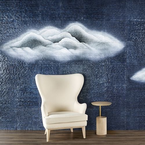 Fliesen für den Innenraum - Cumulus Capiz - Phillip Jeffries - Wand / schale / modern